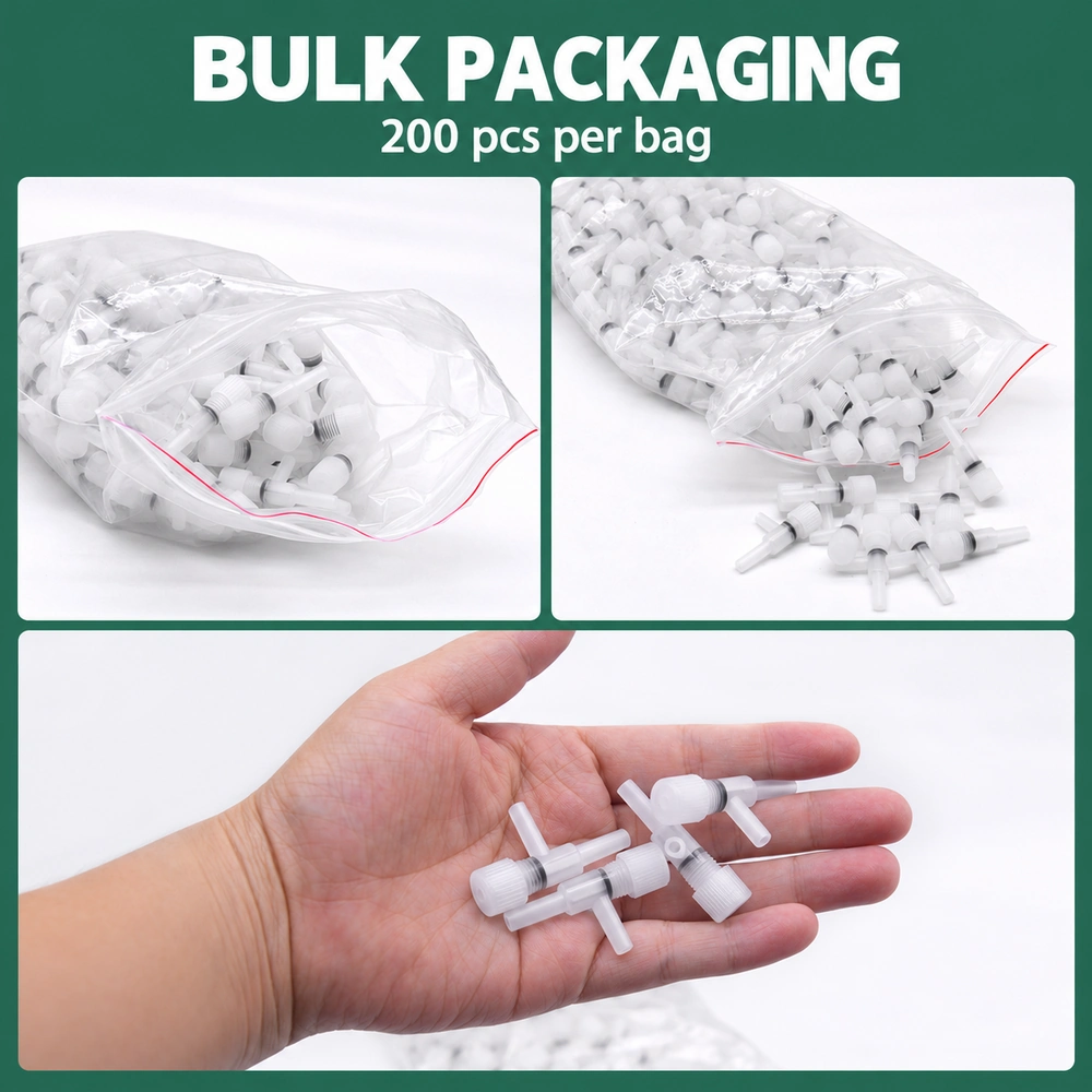 pj-0051 PVC aquarium air control valve dimension diagram showing a 42 mm overall length and 4 mm connection size.